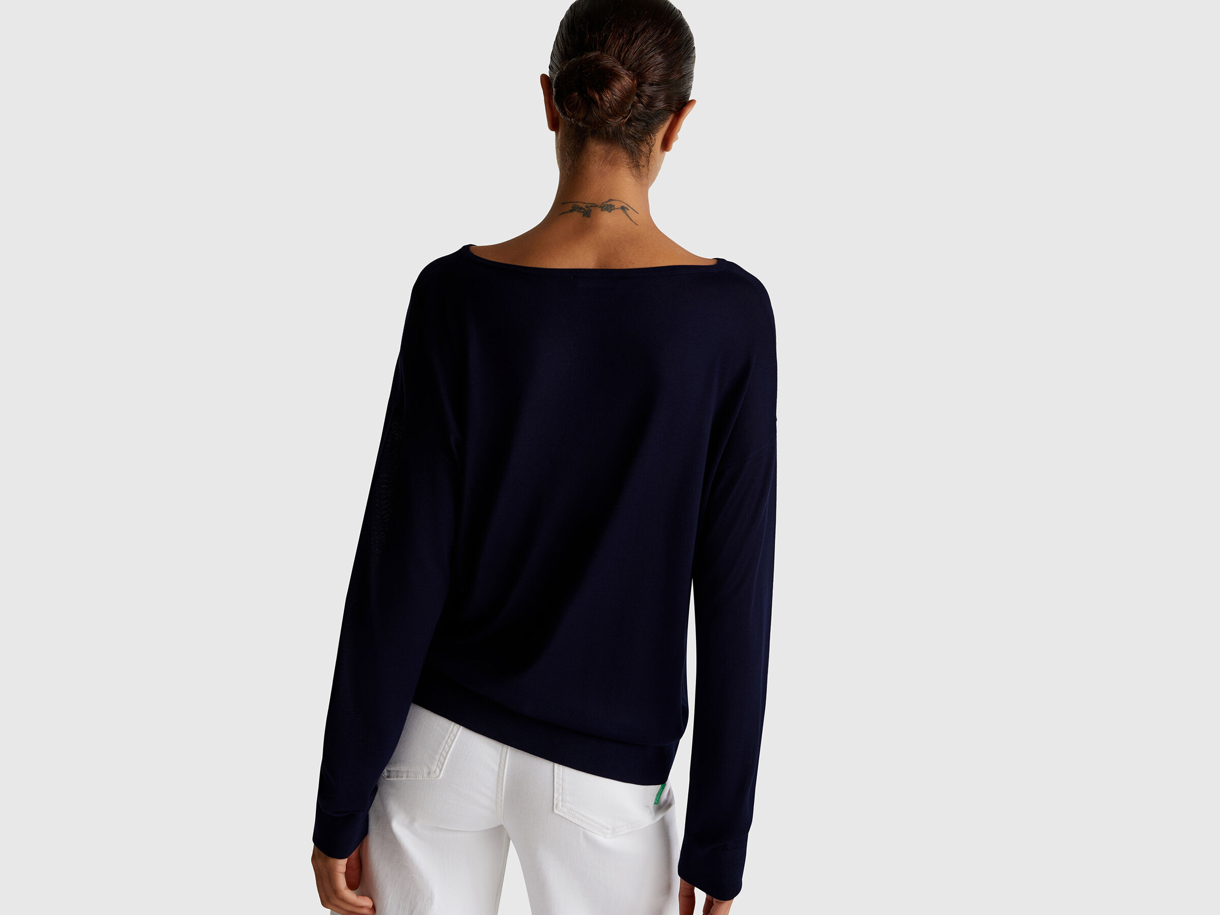BOAT-NECK SWEAT.L/S Women image number 2
